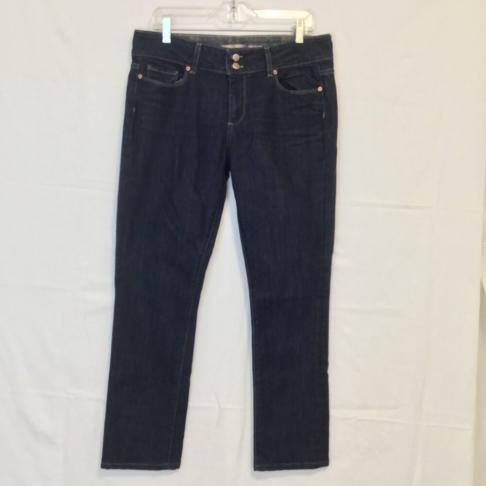 Paige Hidden Hills Straight Jeans Dark Wash Size 31
